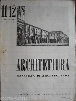 Architettura: Edilizia, Design, Piacentini, Brizzi, Toscana, Roma, Teatro Ambulante, 1943
