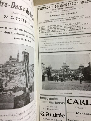 Francia, Marsiglia: Feste Presidenziali, Antico Programma Teatro E Spettacolo, 1913