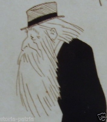 Ritratto Caricaturale Di Vincenzo Gemito Di Umberto Onorato