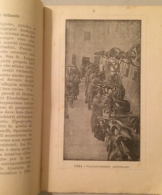 Orfanotrofi Antoniani: Puglia, Oria, Calabria, Messina. S. Antonio Di Padova, 1930