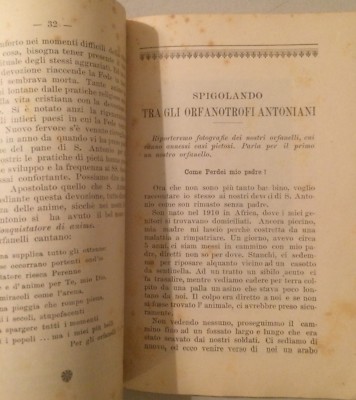 Orfanotrofi Antoniani: Puglia, Oria, Calabria, Messina. S. Antonio Di Padova, 1930