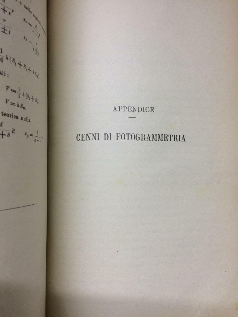 Topografia, Ingegneria, Altimetria, Celerimensura, Sondrio, Isolato, Isola Cardea, 1937