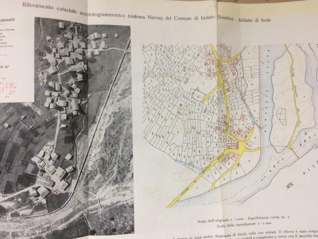 Topografia, Ingegneria, Altimetria, Celerimensura, Sondrio, Isolato, Isola Cardea, 1937