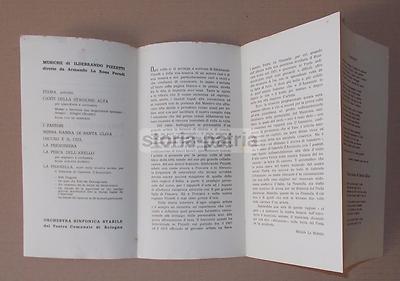 Abruzzo, Pescara, Musica E Teatro: Onoranze A Pizzetti, Folklore, La Rosa Parodi, 1957