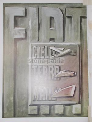 Motori, Automobilismo, Aviazione, Marineria, Aerei, Navi: Pubblicitaria Fiat d'Epoca