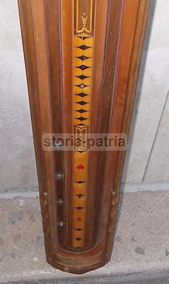 Giochi Di Società: Raro Gioco Meccanico In Legno Intarsiato d'Epoca