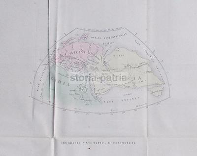 Cartografia Storica: Africa, Italia, Spagna, Asia, Mare Eritreo, Arabia, Eratostene