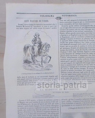 Puglia, Bari, Sovereto, Antica Veduta, Litografia Napoletana Dell'800