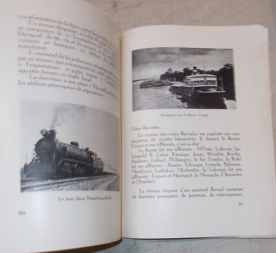 Africa, Congo: Ferrovia Chemin De Fer Matadi Léopoldville Illustrato Con Due Mappe