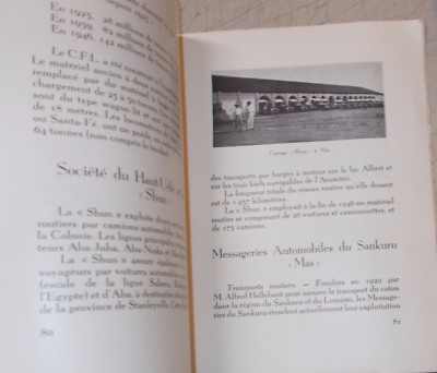 Africa, Congo: Ferrovia Chemin De Fer Matadi Léopoldville Illustrato Con Due Mappe