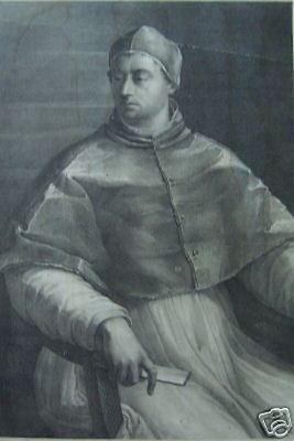 Papato: Papa Alessandro VI, Sebastiano Del Piombo, Incisore Francesco Pellecchia   Grande Antico Ritratto