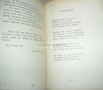 Puglia, Bari: In Tre Tempi. Poesie Di Francesco Moscelli (1950)