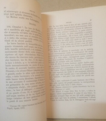Storia Naturale, Zoologia: La Luce Negli Animali. Antonio Della Valle, 1875