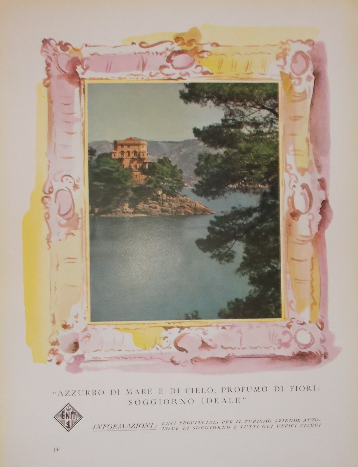Grafica Pubblicitaria Alfa Romeo Ed ENIT, Stampa 1941