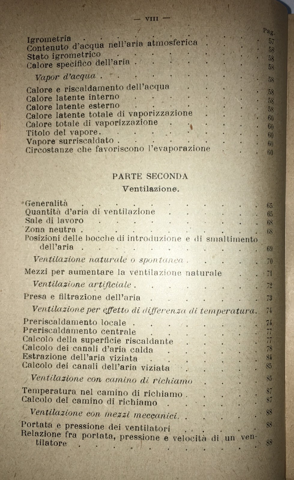 Manuale Teorico Pratico Di Riscaldamento, Ventilazione, Impianti Sanitari (1926)