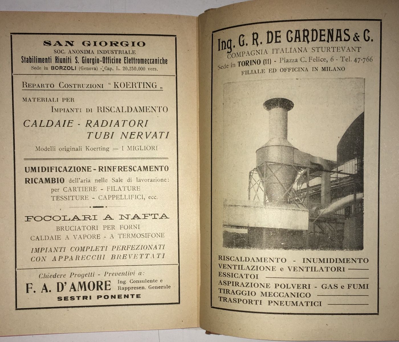 Manuale Teorico Pratico Di Riscaldamento, Ventilazione, Impianti Sanitari (1926)