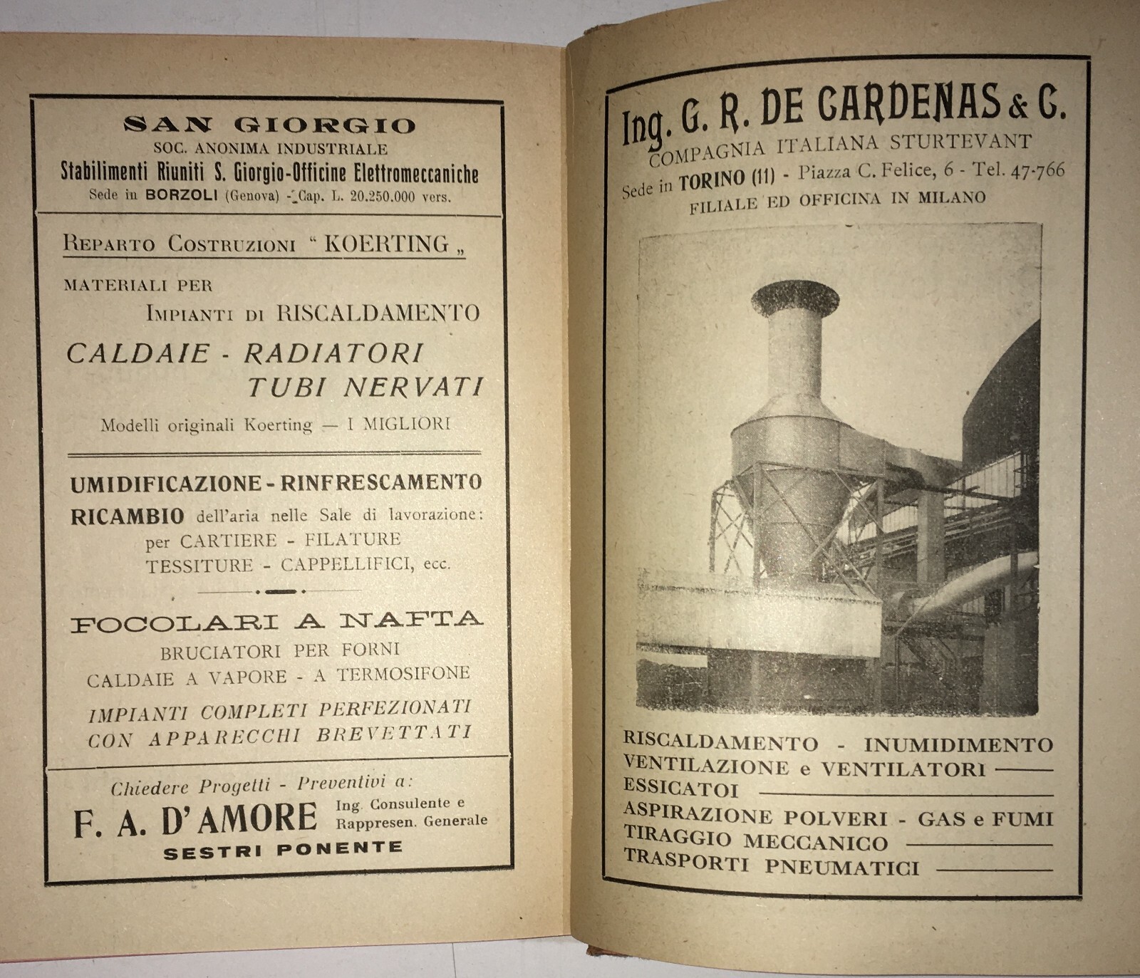 Manuale Teorico Pratico Di Riscaldamento, Ventilazione, Impianti Sanitari (1926)