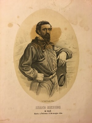 Enrico Rechiedei Di Salò: Ritratto Litografico Dei Fratelli Terzaghi