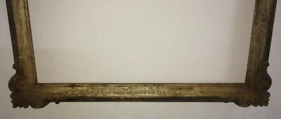 Cornice d'Epoca Laccata Con Margini Sagomati E Intagliati