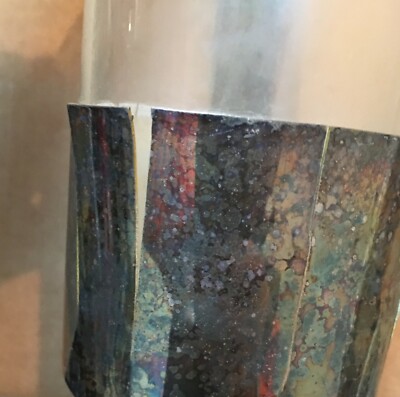 Caraffa In Vetro E Metallo Argentato Cenacchi (Molinelle), Design Anni '70