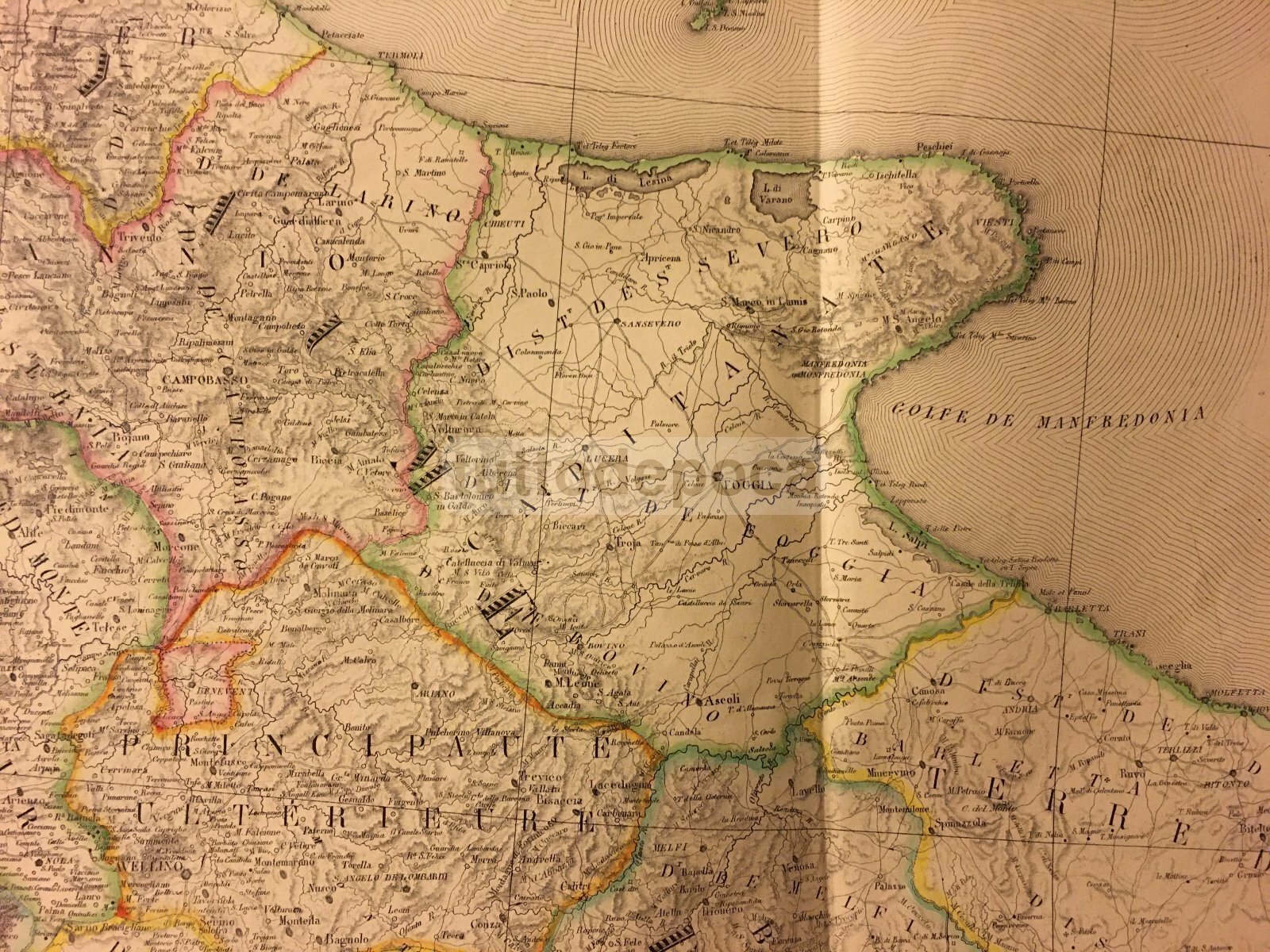 Grande Cartografia Antica Del Meridione d'Italia (Puglia, Basilicata, Campania, Abruzzo, Molise)