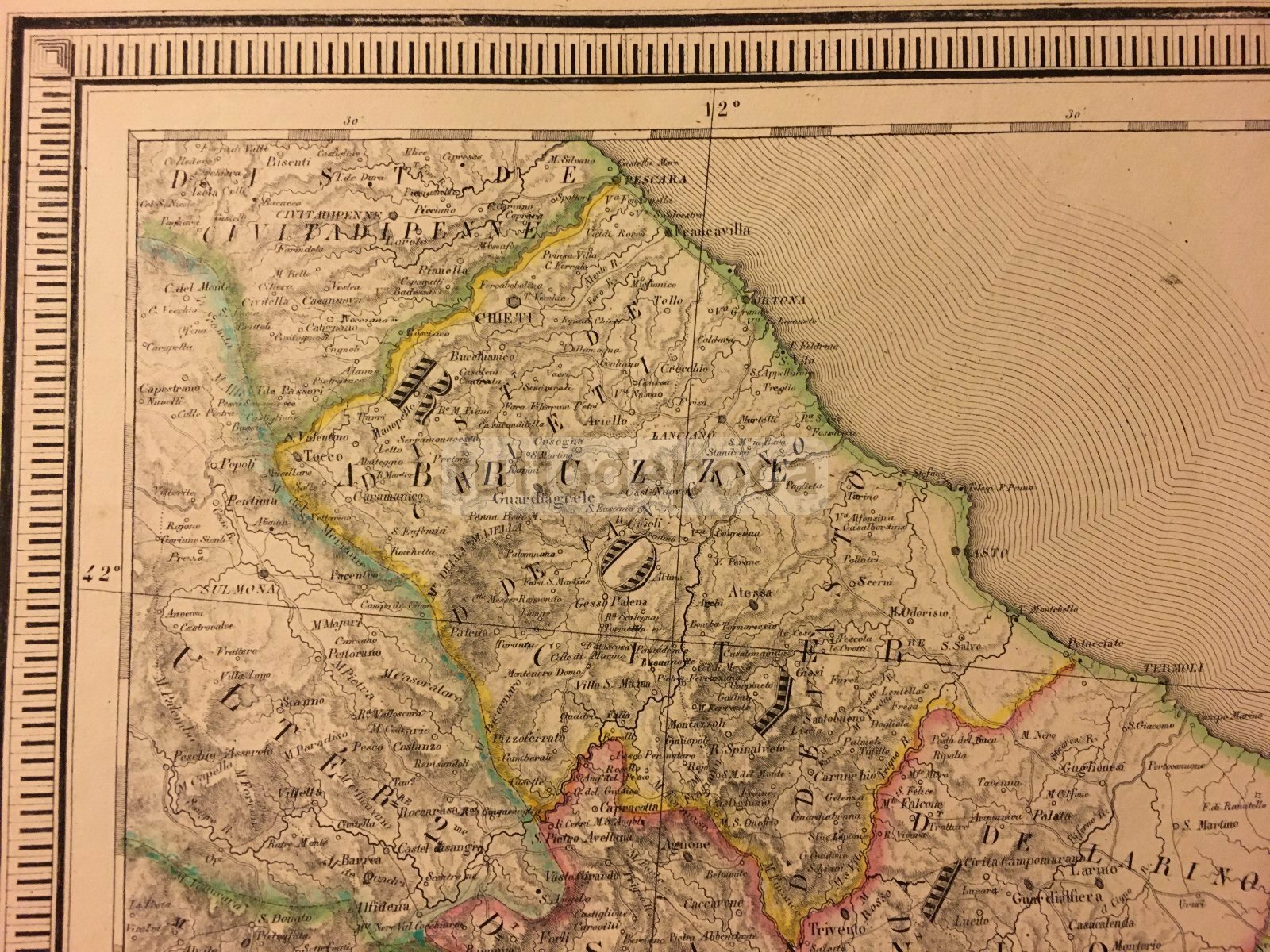 Grande Cartografia Antica Del Meridione d'Italia (Puglia, Basilicata, Campania, Abruzzo, Molise)