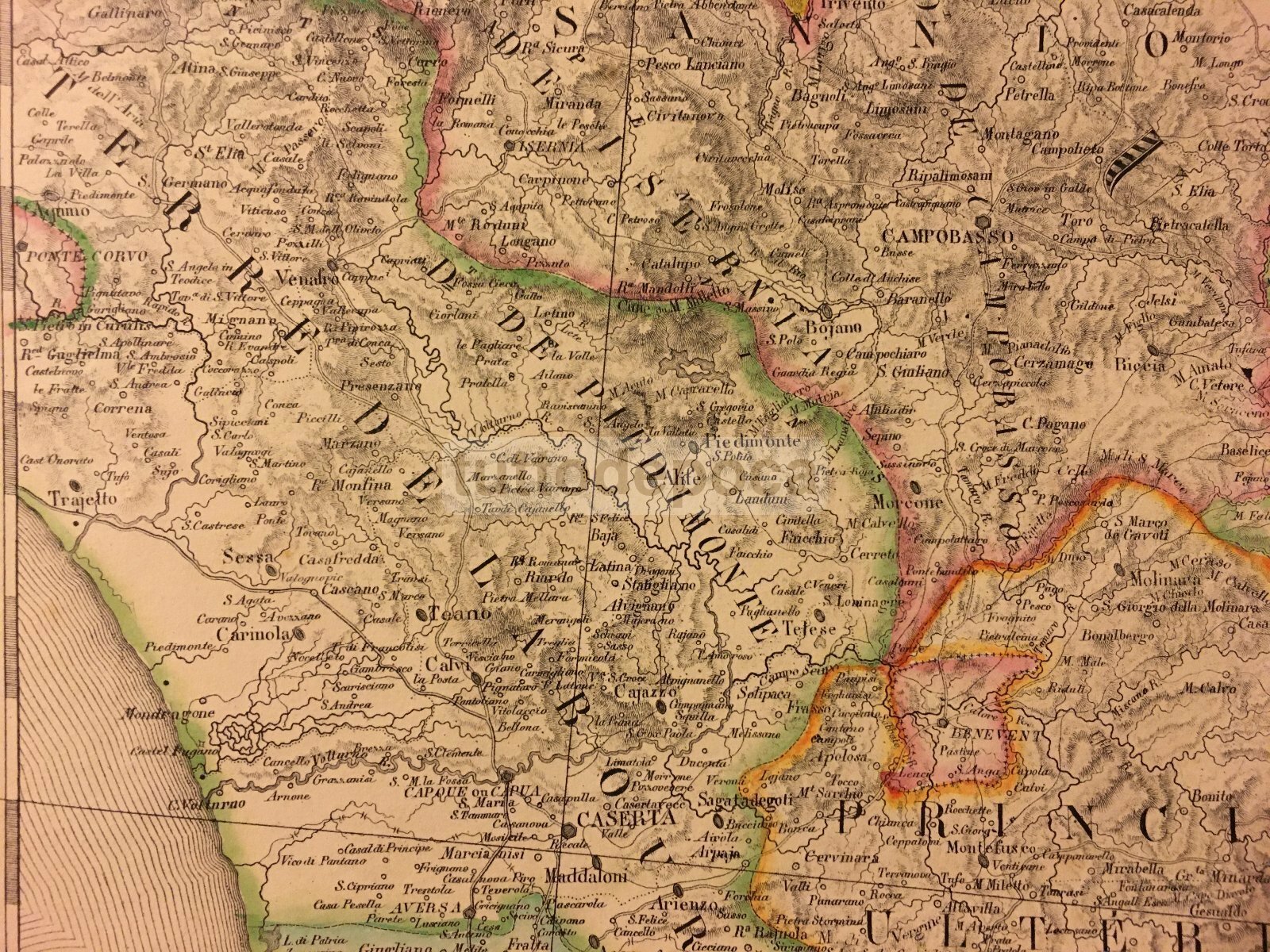 Grande Cartografia Antica Del Meridione d'Italia (Puglia, Basilicata, Campania, Abruzzo, Molise)