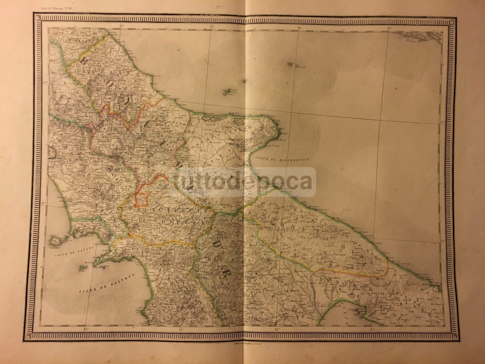 Grande Cartografia Antica Del Meridione d'Italia (Puglia, Basilicata, Campania, Abruzzo, Molise)