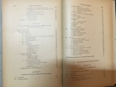 Idraulica, Rifiuti Liquidi Ed Evacuazione. Mondon, Assainissement Général, 1934