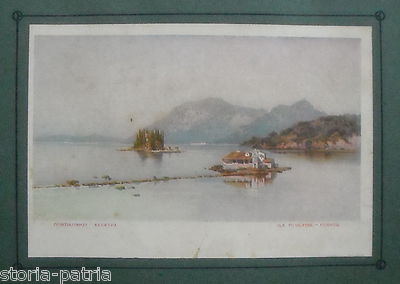 Corfù, Isola Di Ulisse. Veduta Panoramica d'Epoca, Stampa A Colori