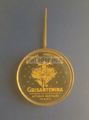Pubblicità Sanitaria Da Collezione: Insetticida Crisantemina, Raro Astuccio