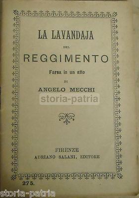 Teatro Popolare, Musica, Militaria, Lucca. Farsa In Un Atto: Mecchi, Aroldo Coppi, 1911
