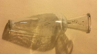 Vetri Da Collezione: Urinale Maschile "pappagallo" In Vetro, Metà Del Novecento