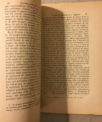 Giovanni Andrullo Sul Divorzio: Considerazioni Secondo La Dottrina Di San Tommaso (1881)