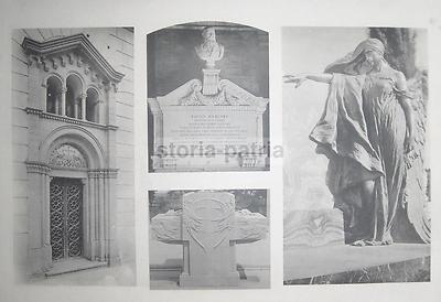 Architettura Funeraria E Sculture Allegoriche: Monumento A Paolo Mercuri
