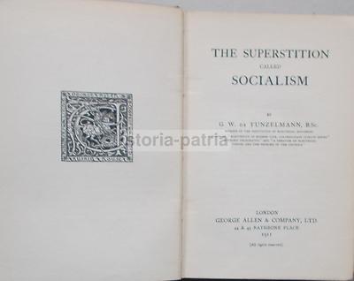 Politica, Economia, Lavoro, Capitale, Socialismo E Superstizione, Anarchia   Tunzelmann