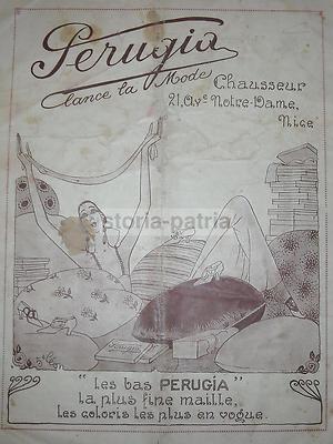 Perugia: Moda, Abbigliamento, Scarpe E Calze   Pubblicitaria Nizza (Darrac, Ansaldi), 1922