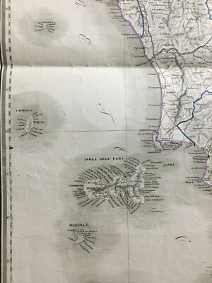 Antica Cartografia Della Toscana: Isola d'Elba, Argentario, Orbetello, Grosseto, Livorno