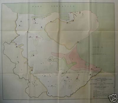 Puglia, Foggia, Capitanata, Gargano, Tavoliere, Agricoltura, Bonifiche, Grande Mappa