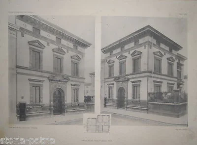 Engineering and Architecture in Florence: Villa of Baron De Laurentiis (Arch. Eng. Giusti)