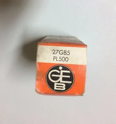 Elettronica, Elettrotecnica, Radiofonia: Valvola Giant Electronics 27gb5 Pl500