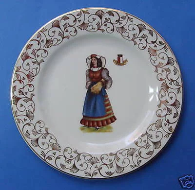 Folklore and Popular Costumes of Apulia: Decorative Porcelain Plate