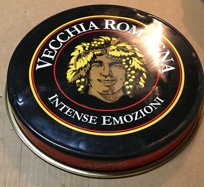 Vassoio Pubblicitario Vecchia Romagna Con Testa Di Bacco