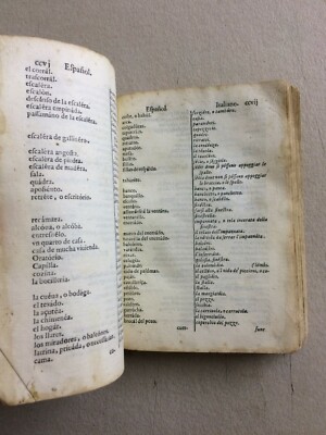 Linguistica: Dialoghi In Lingua Toscana E Spagnola, Franciosini, Siena, Riccardi, '600