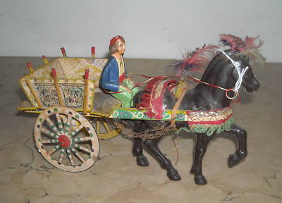 Sicilia, Folklore, Teatro Popolare, Cantastorie, Artistico Carretto Da Collezione