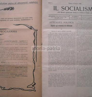 Il Socialismo, Rivista Periodica Quindicinale, Anno I N. 22, 1903