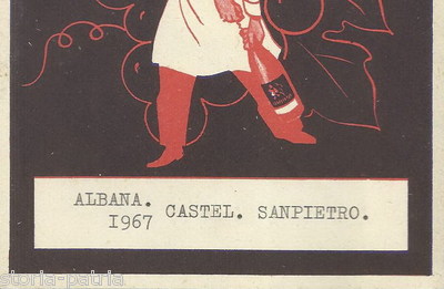 Romagna, Castel San Pietro, Albana: Etichetta Artistica Per Vini E Liquori