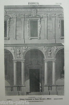 Milano, Architettura, Palazzo Senatoriale In Piazza Mercanti, Stile Barocco, Bassani