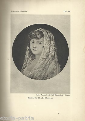 Letteratura, Filologia, Romanticismo, Manzoni: Opera Biobibliografica Di Angelini, 1942