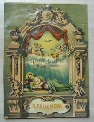 Campania, Avellino, Mugnano: Santa Filomena, Stampa Popolare Devozionale